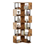 Decofy 7-Tier Corner 70.86" Tall Corner Bookshelf