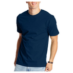 Hanes Mens Beefy-T Heavyweight Cotton Crewneck T-Shirt (Various)