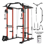 Mikolo 1500 lbs Weight Rack With Cable Crossover Machine
