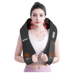 AMZPONY Cordless Neck And Back Massager With Heat & Shiatsu