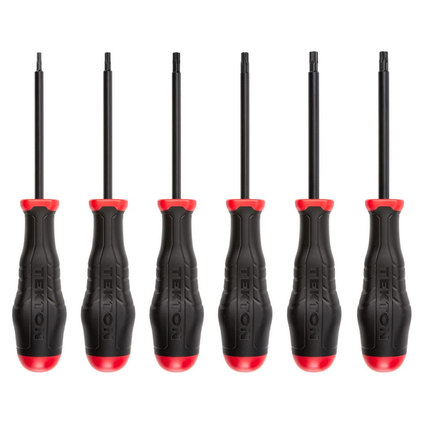 6-Piece Torx High-Torque Black Oxide Blade Screwdriver Set