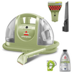 Bissell Little Green Portable Carpet Cleaner + Steam Shot Steam Cleaner