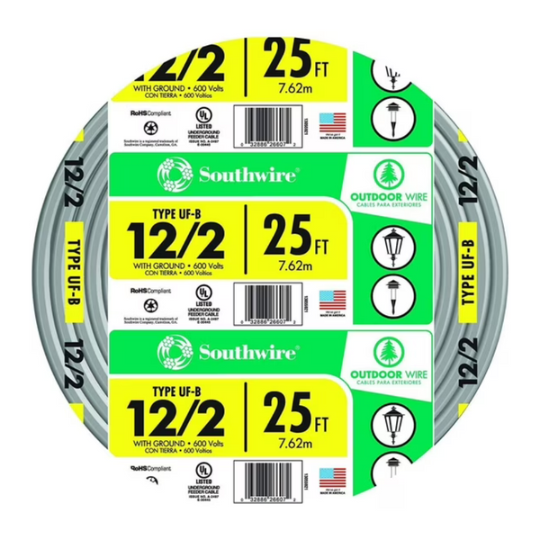 Southwire 50" 12/2WG UF Wire (Copper)
