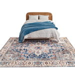 5'x7' Boho No-Slip Low Pile Vintage Oriental Washable Carpet