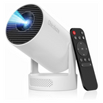 Mini Portable 4K with WiFi6.2 and Bluetooth 5.4 Video Projector