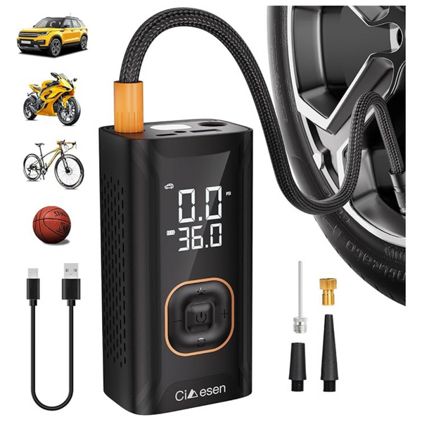 150PSI Portable Air Compressor Tire Inflator