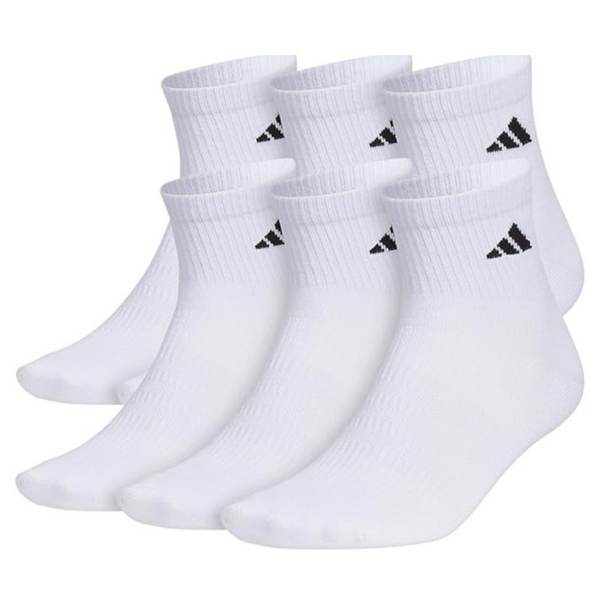 6-Pack adidas Men's Superlite 3.0 Quarter Socks