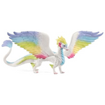 Schleich Bayala Rainbow Dragon Toy Figurine with Movable Wings