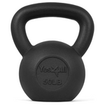 50-Pound Yes4All Cast Iron Kettlebell