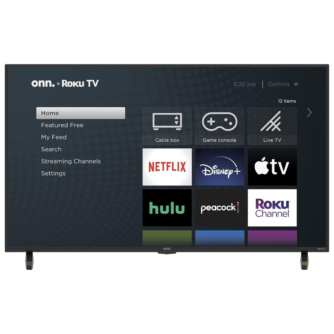 43" Onn 100012584 4K Ultra HDR Smart LED Roku TV