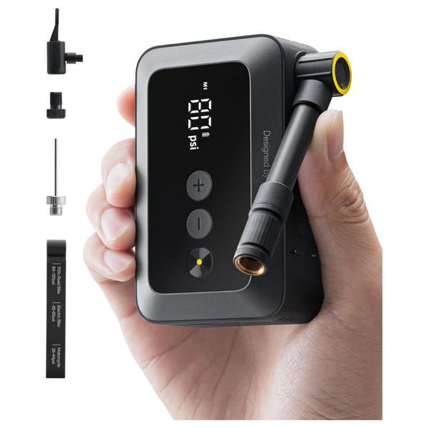 HOTO 150PSI Portable Electric Mini Bike Tire Pump