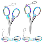 4-Pack Mini Portable Stainless Steel Foldable Scissors