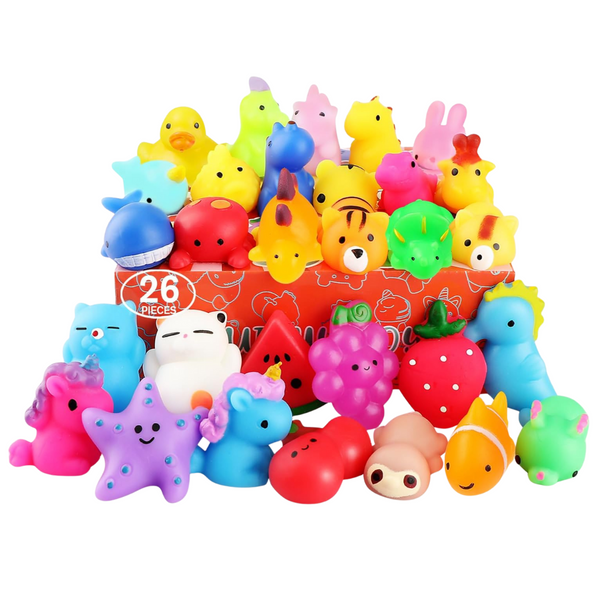 26-Pack Mochi Squishies Stress Reliever Toy