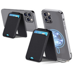 Magnetic Card Leather Phone Wallet W/ Adjustable Stand