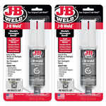 2-Pack J-B Weld Original Steel Reinforced Epoxy Syringe
