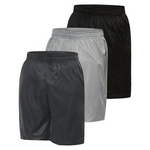 3-Pack Ultra Performance Boy's Mesh Athletic Youth Basketball Short's