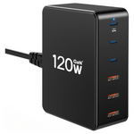 120W GaN 6-Port USB C Charging Station