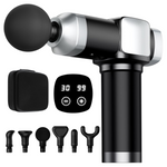 CAMEFER Deep Tissue Massage Gun With 30 Speeds And 6 Attachments