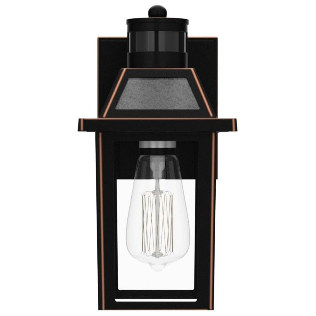 Yisuro Dusk to Dawn Outdoor Porch Lights W/ GFCI Outlet & 3 Lighting Modes