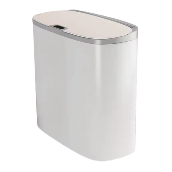 13L Motion Sensor Bathroom Trash Can With Lid