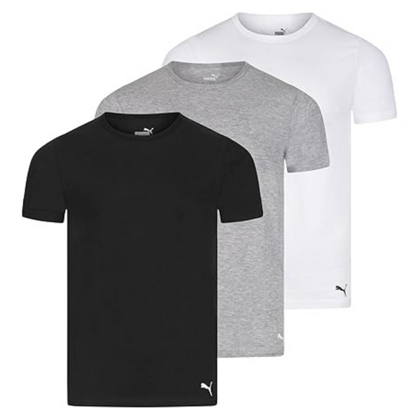 3-Pack PUMA Men's Crew Neck T-Shirt