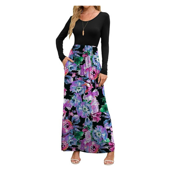 Dearcase Women's Long Sleeve Maxi Dresses