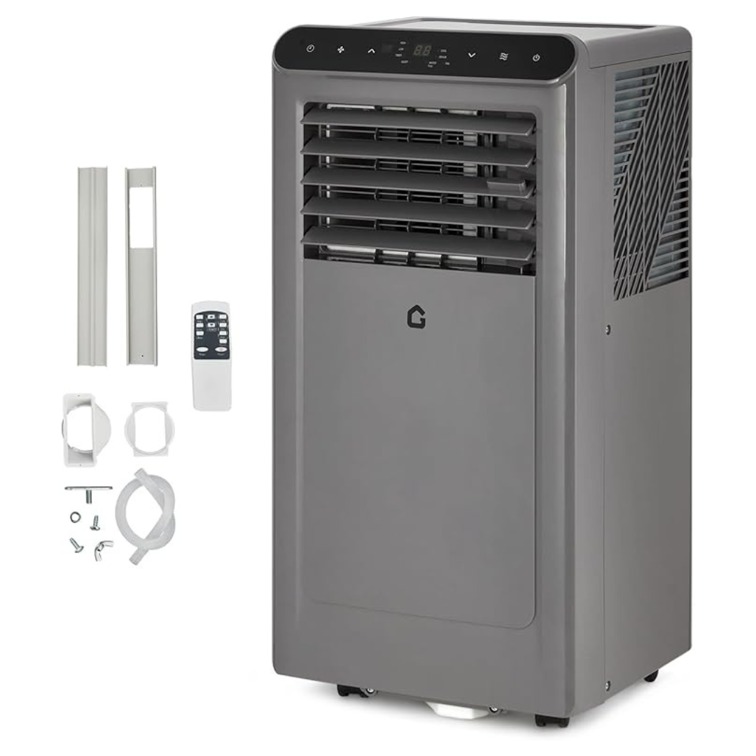 GarveeHome 8000 BTU 3-In-1 Portable Air Conditioner With Dehumidifier