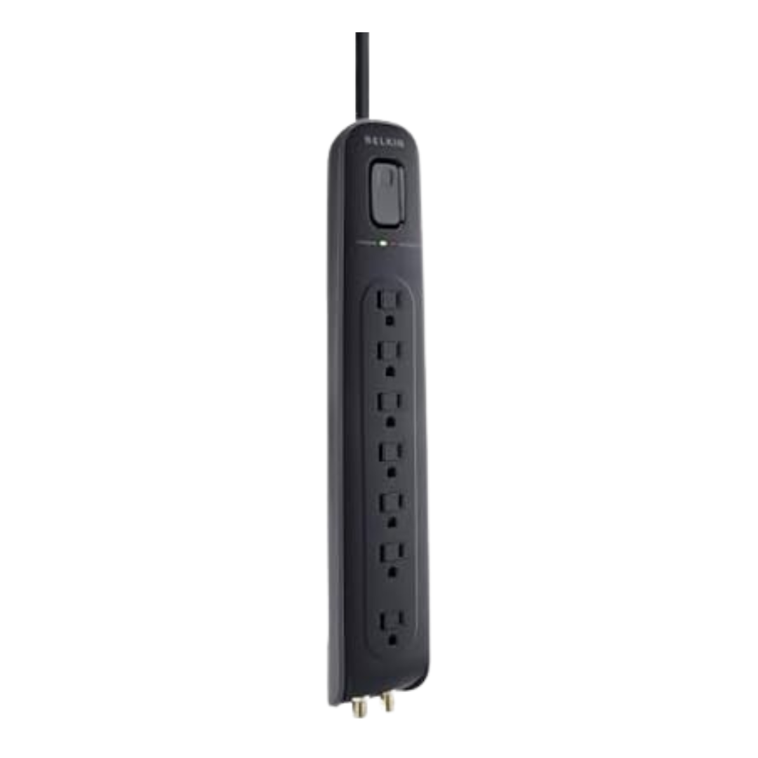Belkin AV Power Strip Surge Protector With 4ft Cord