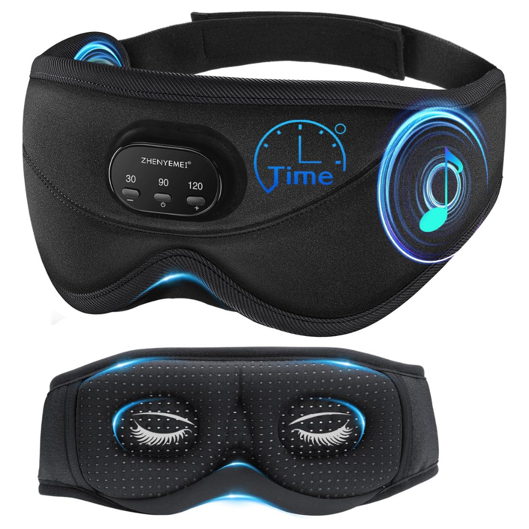 Bluetooth Breathable No Pressure Sleep Mask With Smart Timing