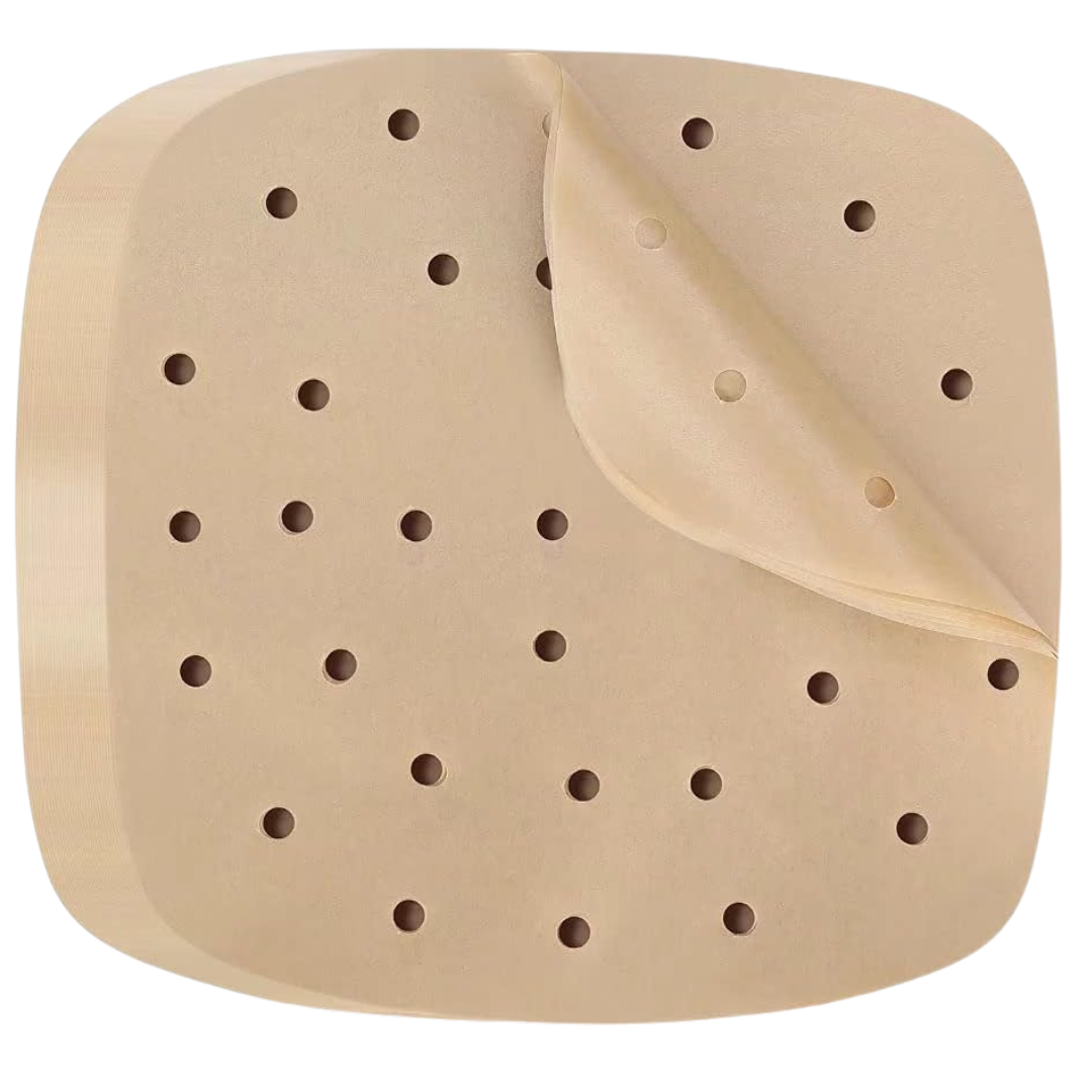 200-Count Air Fryer Parchment 8.5" Disposable Paper Liner (2 Color Options)