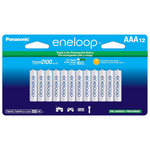 12-Pack Panasonic Eneloop AAA 850mAh Ni-MH Rechargeable Batteries