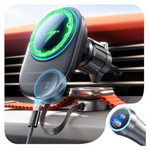 LISEN 18W Magsafe 2-in-1 Car Charger For iPhone And Apple Watch