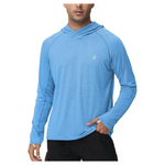 Roadbox Men's UPF 50+ Long Sleeve UV Hoodie (Various Colors)