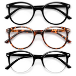 3-Pack Unisex Blue Light Blocking Reading Glasses