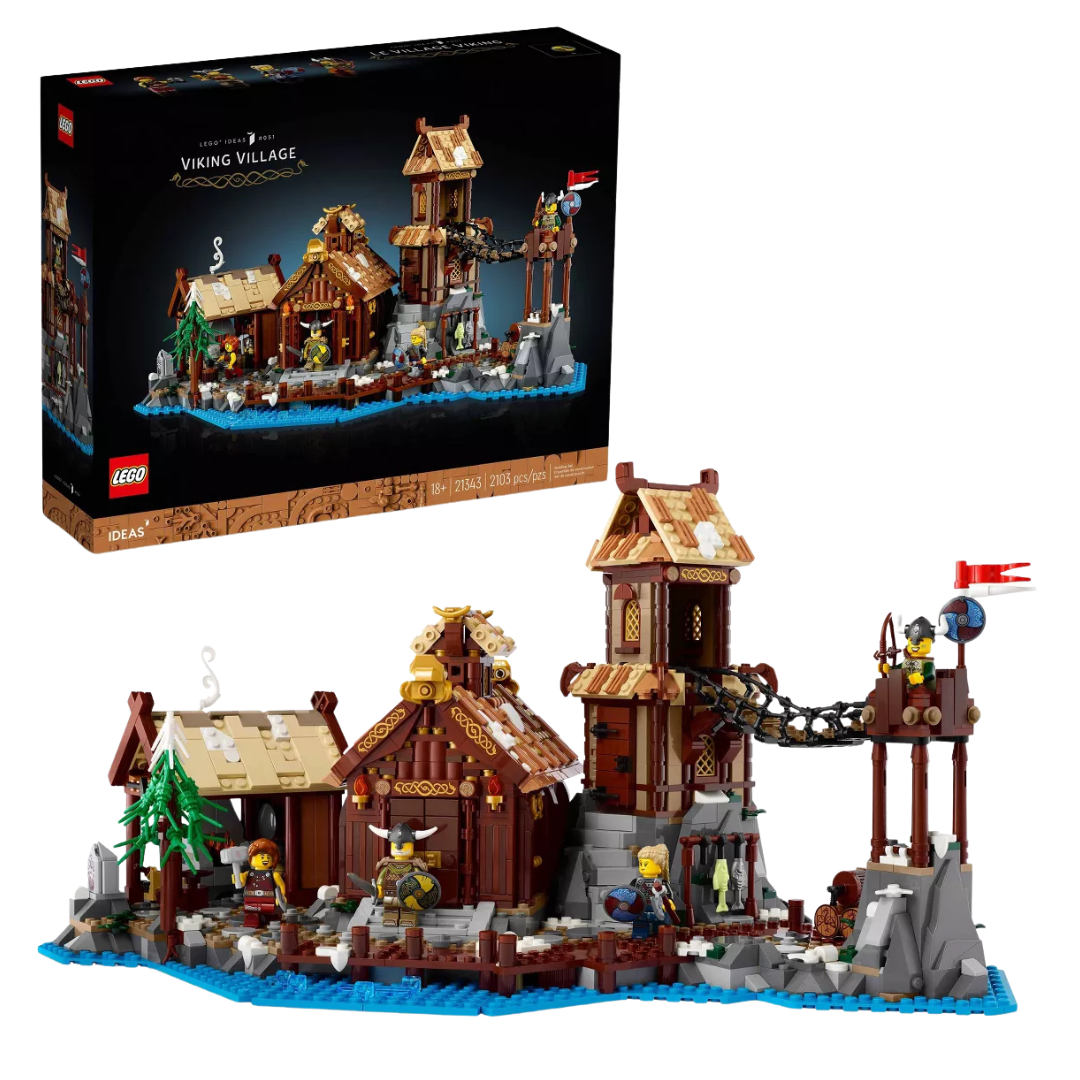LEGO Ideas Viking Village Model Building Set (21343)