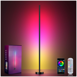 Oiyn Smart RGBICW LED Corner Floor Lamp With Music Sync
