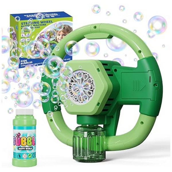 Steering Wheel Bubble Machine Toy