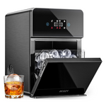 Ecozy 2" Clear Ice Ball Maker w/ CrystalFlux Technology (4-Piece/40 Mins)