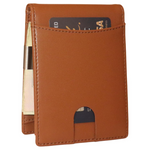 Slim Bifold Wallet For Man With Money Clip