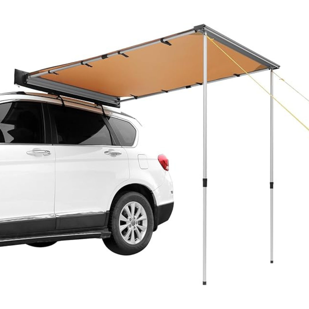 Vevor 6.6' x 8.2' Retractable Vehicle Awning with Bag