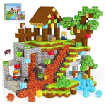 100-Piece ORZbb Magnetic Tiles Building Blocks Sensory STEM Toy