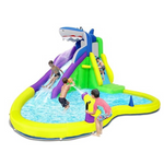 13x14FT Inflatable Water Slide Bounce House With Pool