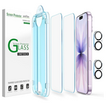 2-Pack AmFilm OneTouch Screen & Camera Lens Protector For iPhone 17 Series