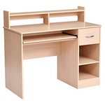 Rockpoint Axess Computer Keyboard Tray & Drawer Small Desk