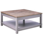 Ameriwood Home Carver Coffee Table (17"H x 35"W x 35"D)