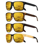 4-Pack Unisex Polarized Night Vision Glasses