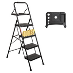 4-Step Lightweight 400lbs Max Load Folding Step Ladder