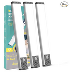3-Pack Rechargeable Battery Operated Under Cabinet Lights
