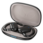 Bluetooth 5.4 Ultra-Comfort Lightweight Open Ear Headphones (Black)