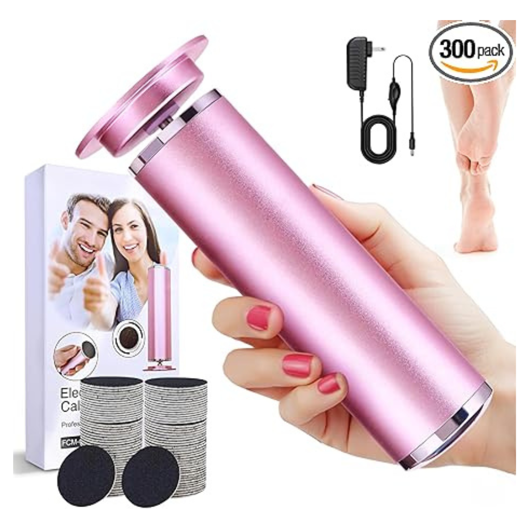 Dermave 800RPM Electric Foot Callus Remover W/ 60 Sandpaper Discs